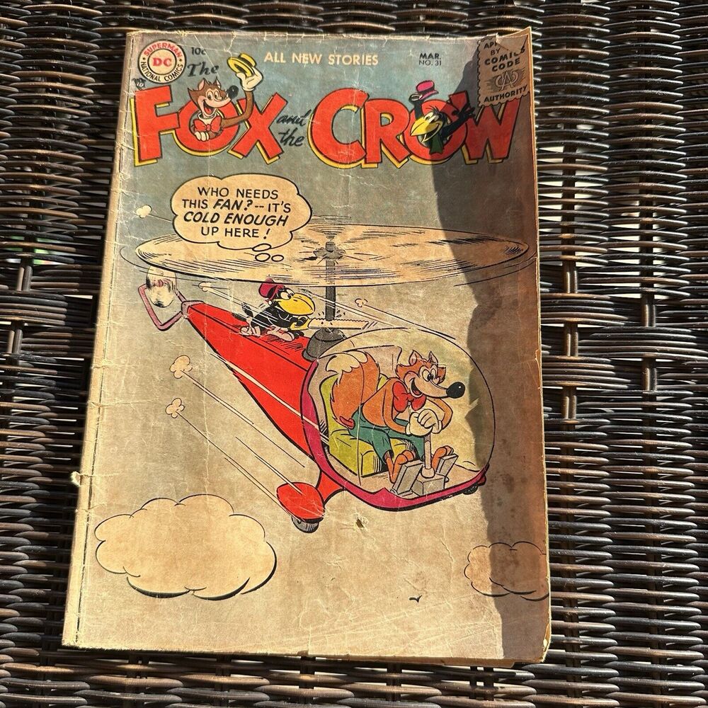 Fox and the Crow #31 1956 DC Funny Animal Comic